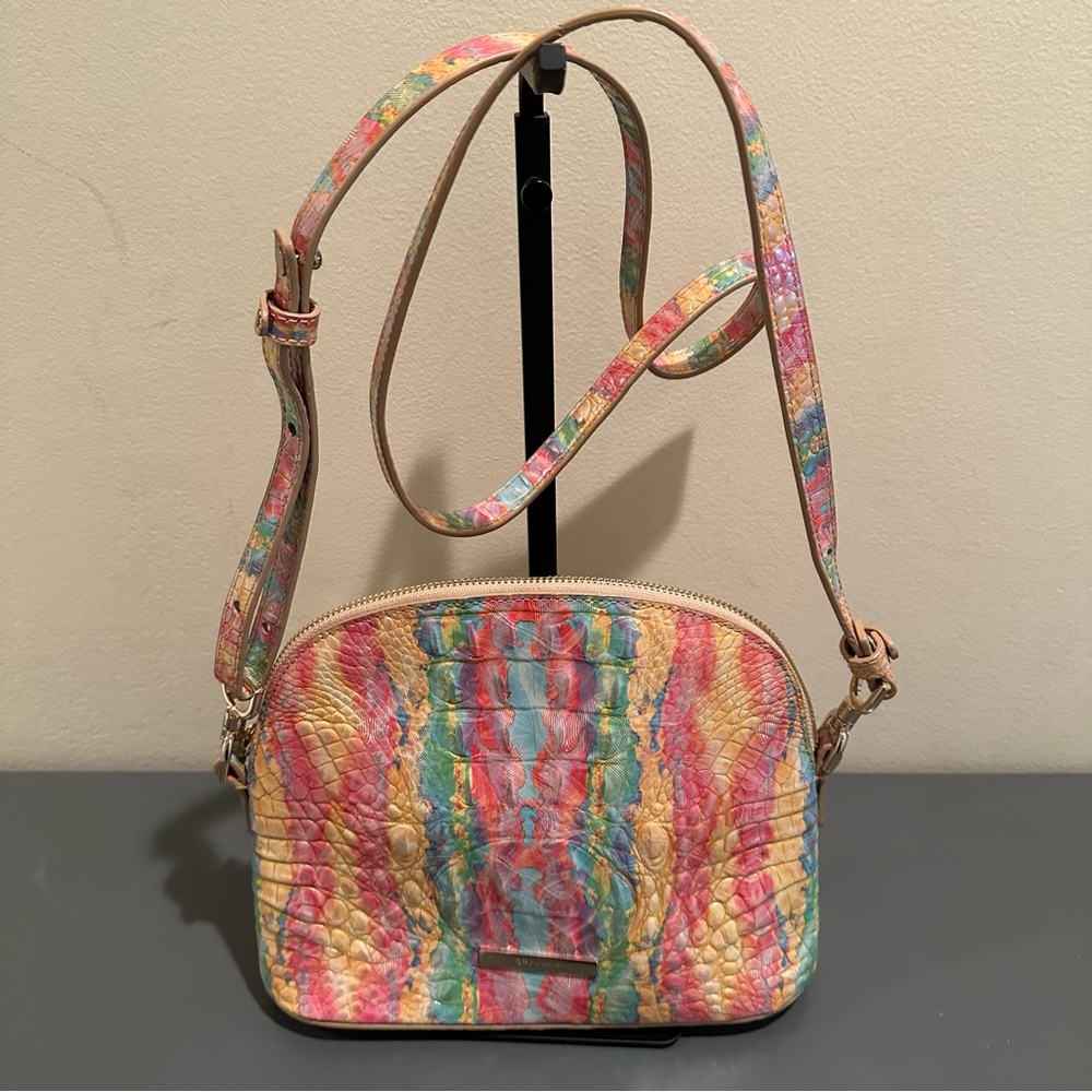 Brahmin Small Georgina Saltwater Taffy Melbourne Satchel NWOT